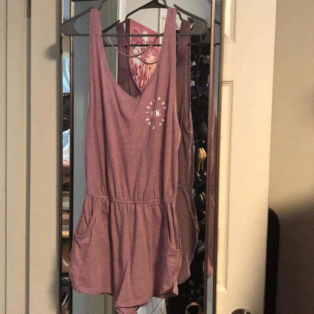PINK brand lavender cotton style jumpsuit